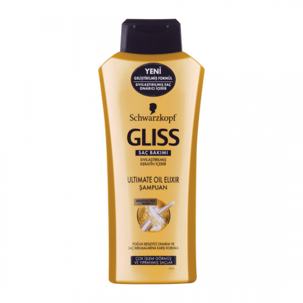 Saç Bakım Şampuanları Gliss Ultimate Oil Elixir Şampuan 525 ML