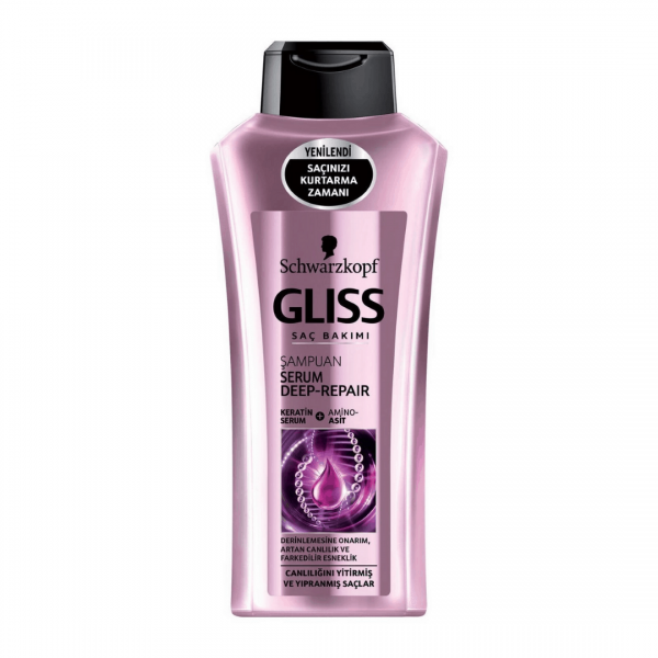 Saç Bakım Şampuanları Gliss Serum Deep Repair Şampuan 525 ML